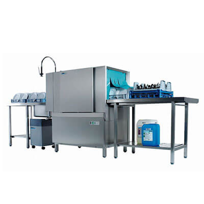 Conveyor Type Dishwashing